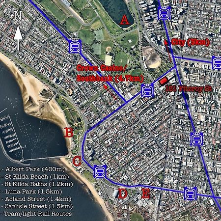 ☆ Heart Of St Kilda ☆ Infinity Pool+Parking+Wifi Leilighet Melbourne Eksteriør bilde